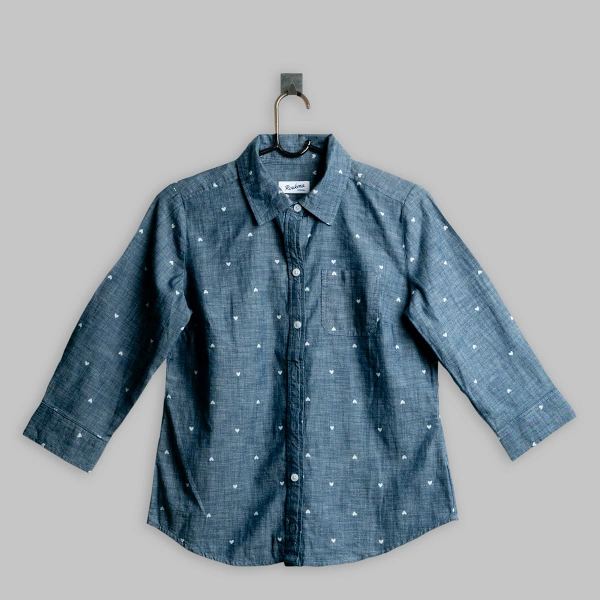 Hudson Rose Women's Relaxed Button-Up Blouse front product photo